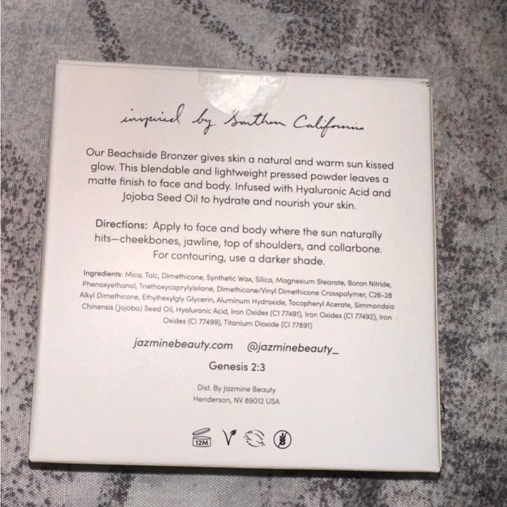 (2 products) Jazmine Beauty Beach Bronzer + Brow Gel